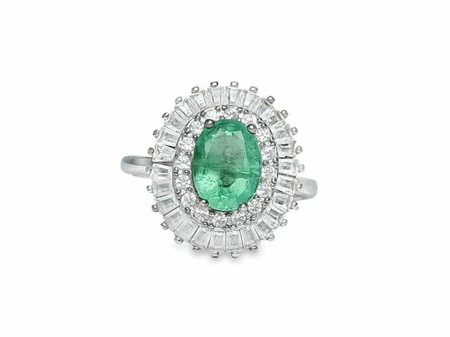 TJ648祖母綠戒指