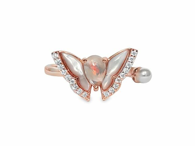 TJ644蛋白石戒指