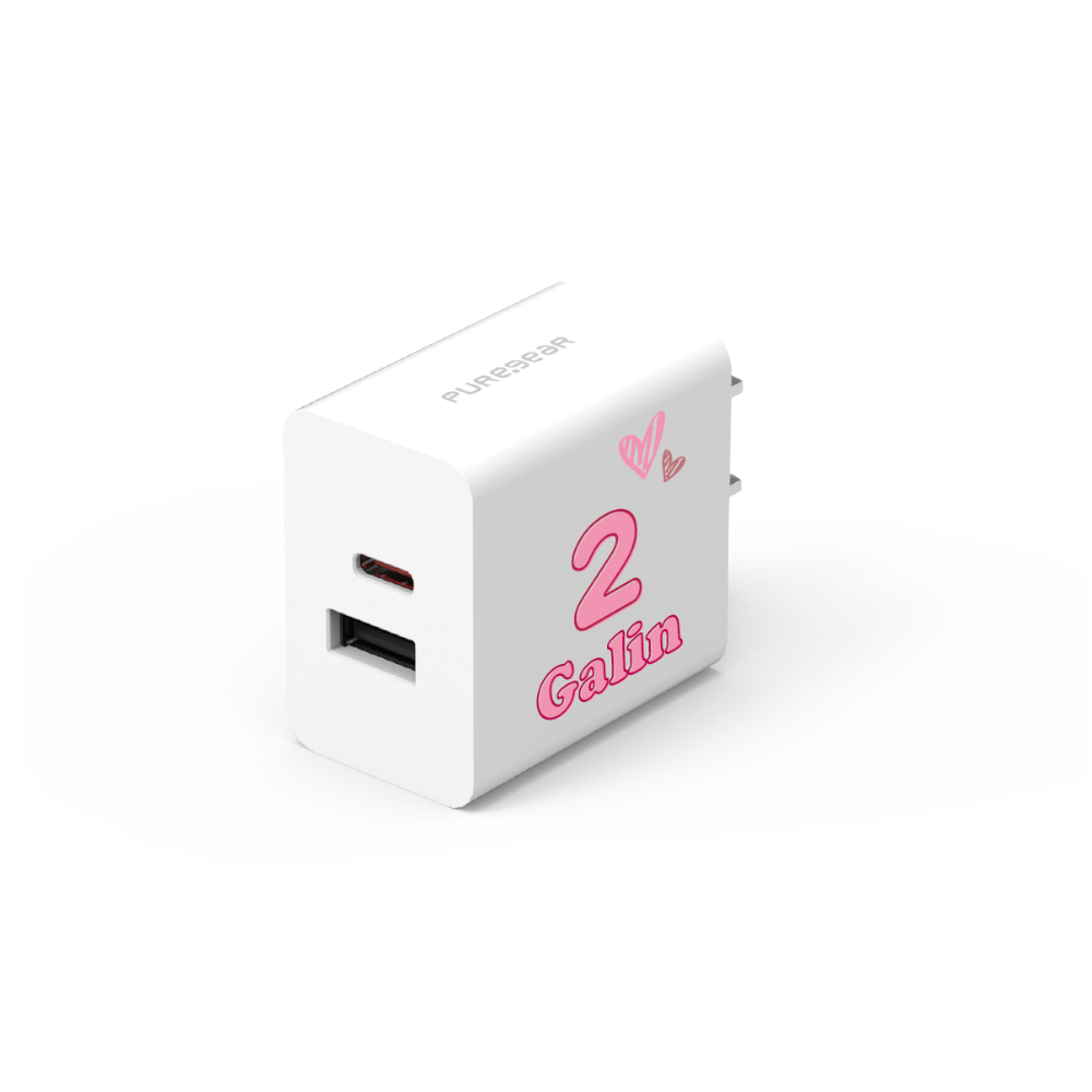 30W 雙孔快速PD電源供應器 / 2024"樂天女孩 (樂天桃猿)