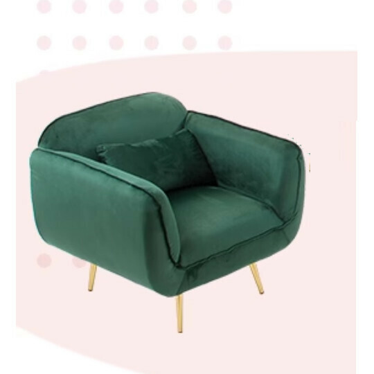 New fabric sofa [single seat 80cm] (multiple colors available) (please contact customer service to confirm the delivery color after placing the order)