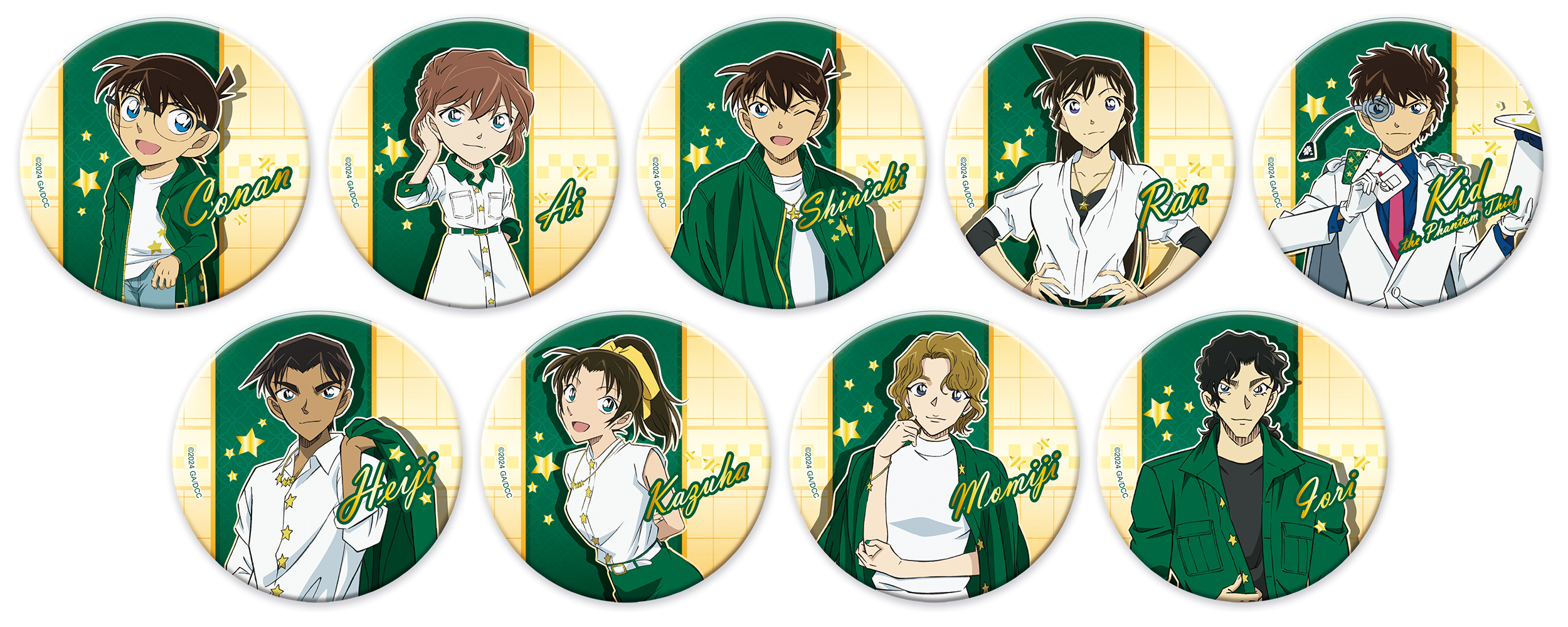 M27 名偵探柯南劇場版-7.5胸章(9款隨機)