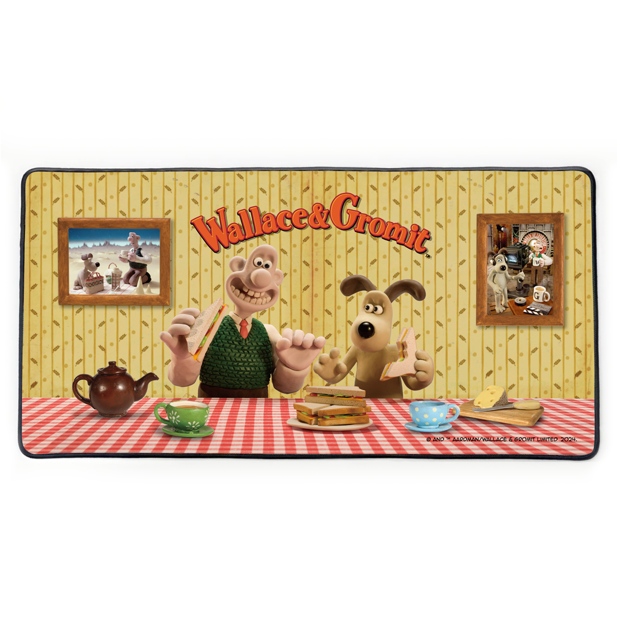 《酷狗寶貝/超級無敵掌門狗》電競滑鼠墊(午茶款)