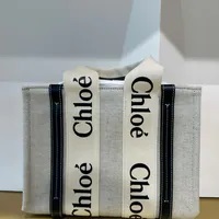 [S] CHLOE CHC22AS397J2891J SMALL TOTE,WHITE/BLUE, 7613386617699 (SCE12)