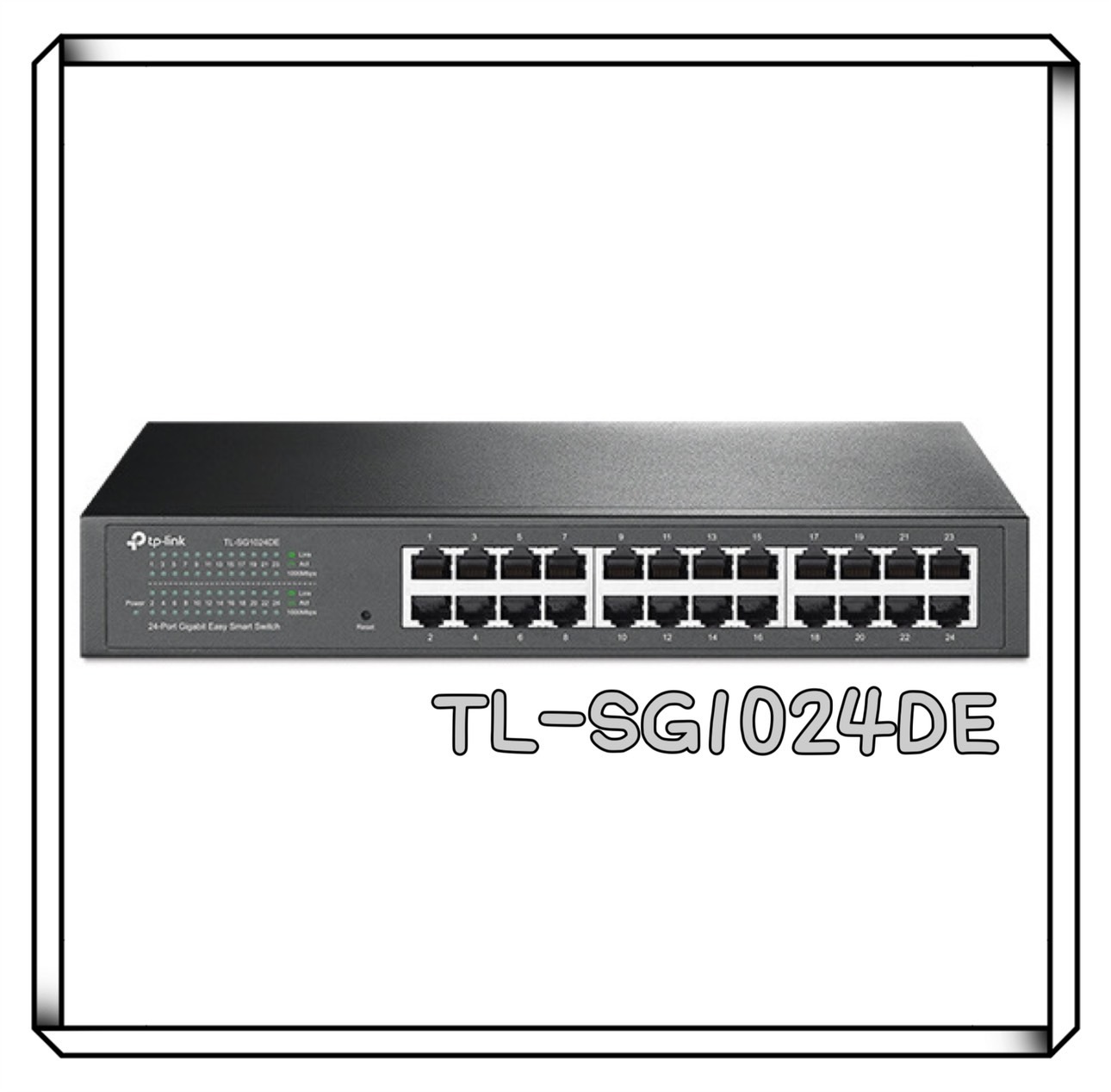 TP-LINK TL-SG1024DE 24埠 Gigabit 簡易智慧型交換器