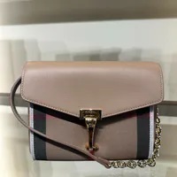 [S] BURBERRY LL BABY MACKEN CROSSBODY BAG,CAMEL, 80801751 (SB126)