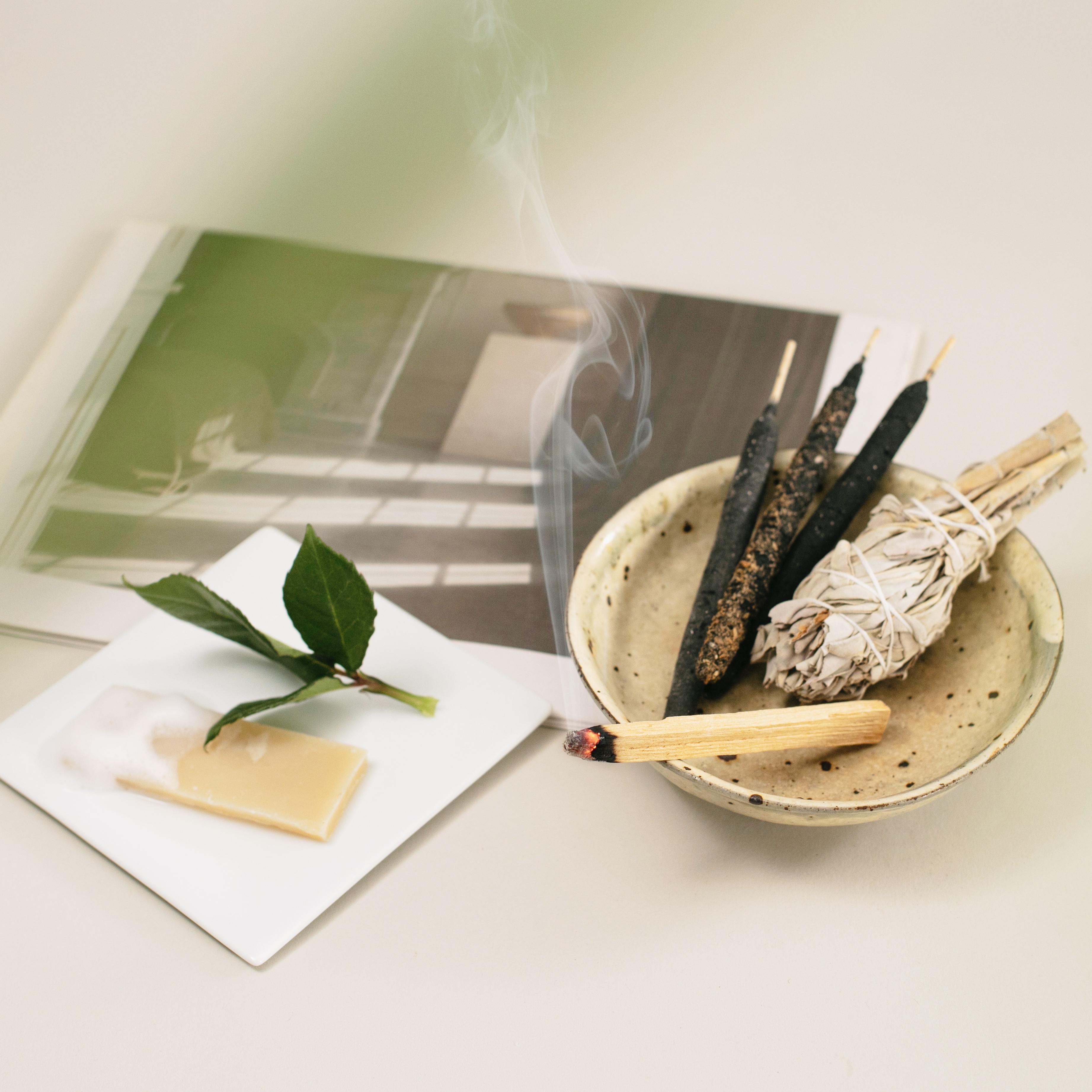 INCAUSA 沐浴冥想套裝組＿線香、香皂