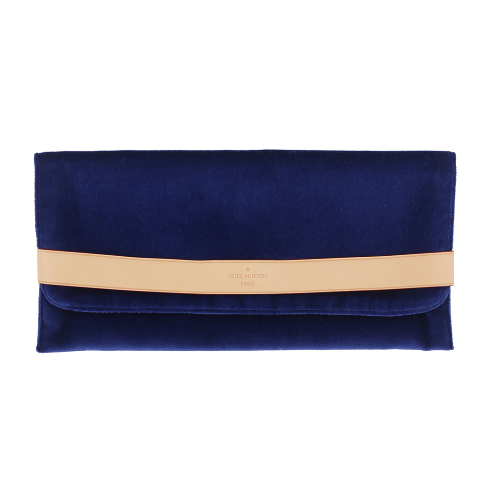 【Louis Vuitton / LV】Monogram 標誌水貂毛眼罩(粉色) R97454