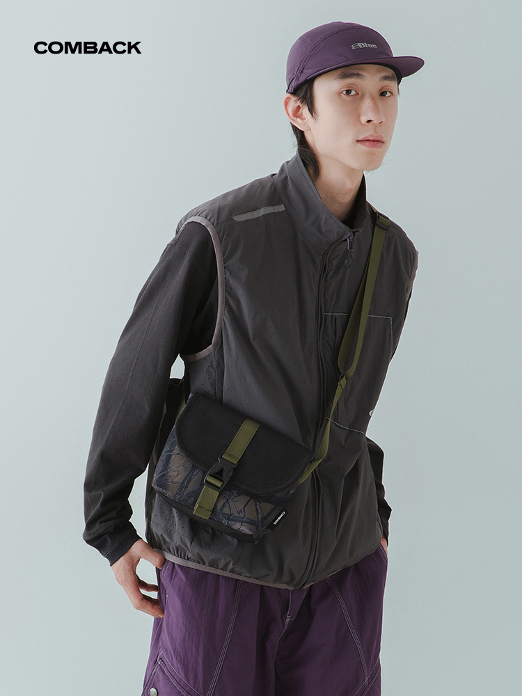 COMBACK 新款木棉迷彩小斜背包 c01138