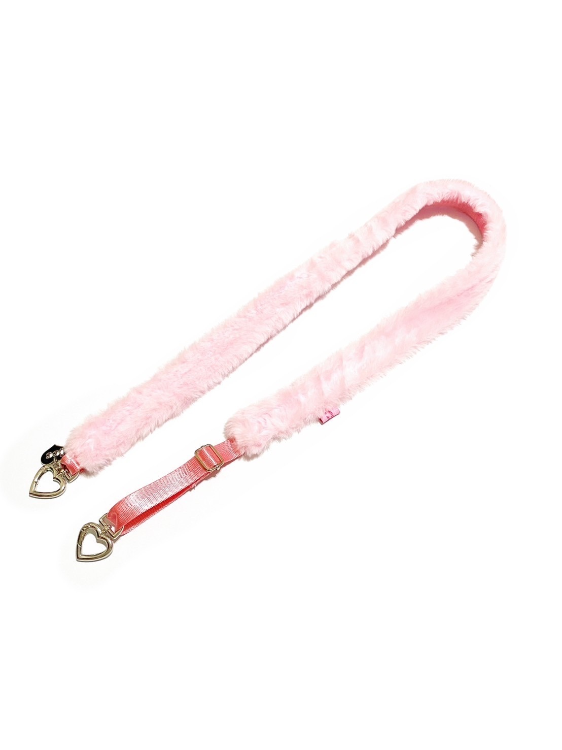 JCC 淺粉毛毛背帶