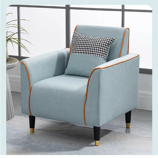 New fabric sofa (single seat 65CM (comes with a pillow) (multiple colors available) (please contact customer service to confirm the delivery color after placing the order)