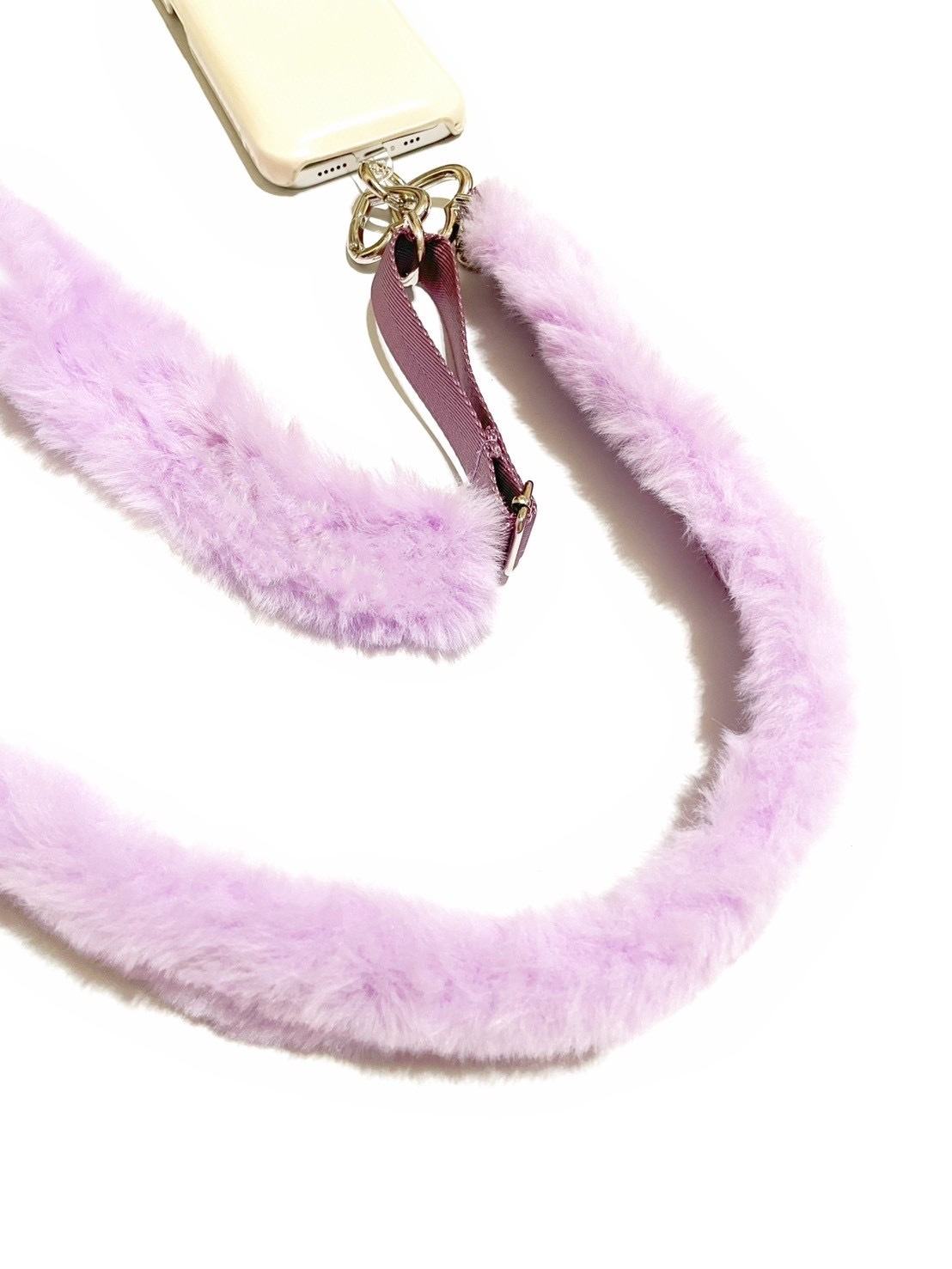 JCC 紫色毛毛背帶