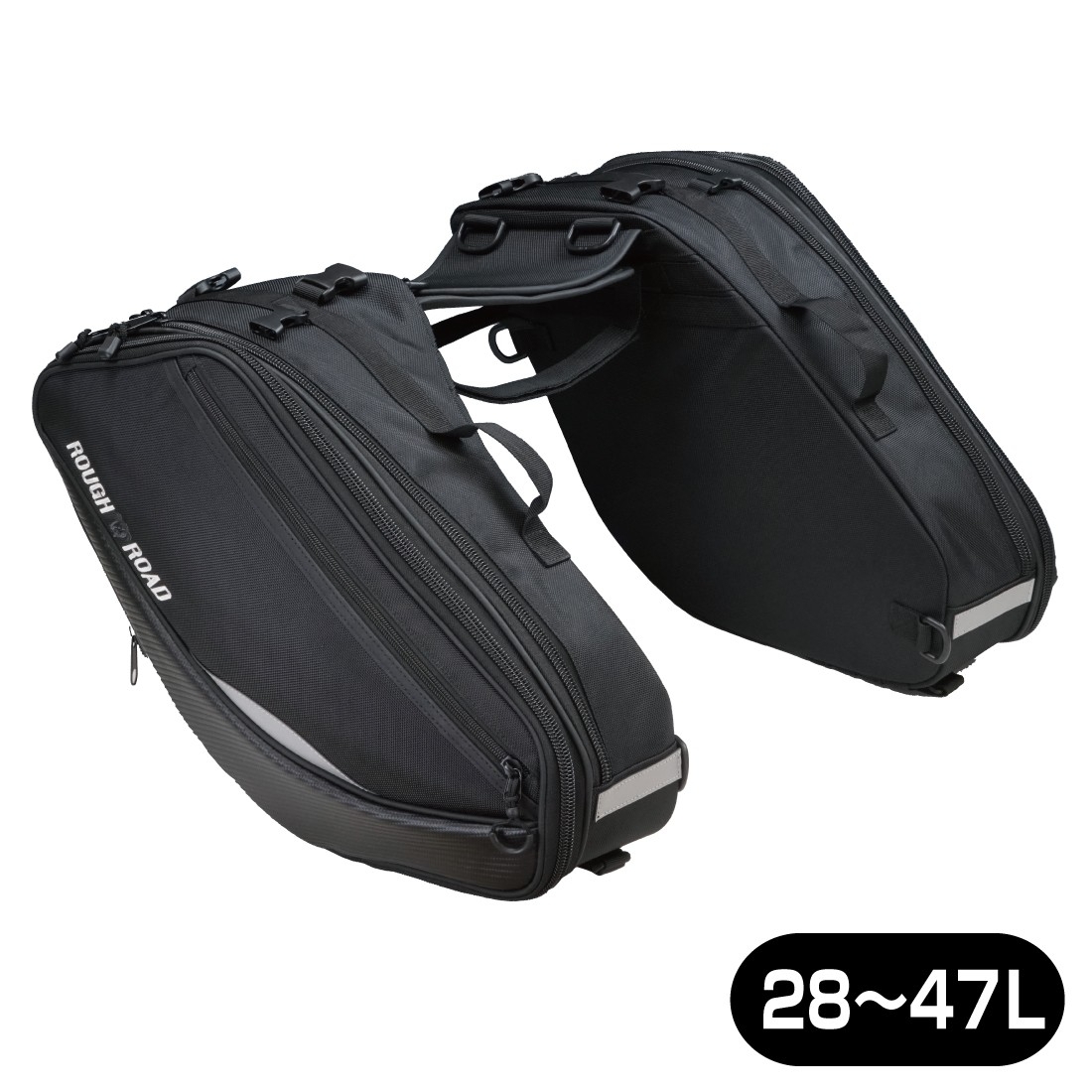 ROUGH&ROAD RR9116 可擴充 馬鞍包 車包 車側包