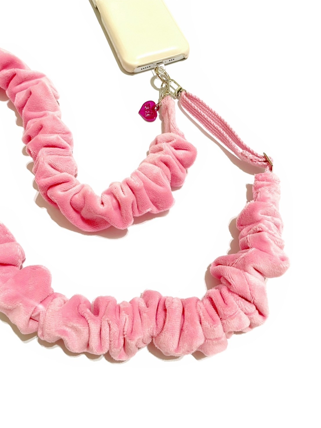 JCC 粉紅大腸圈背帶