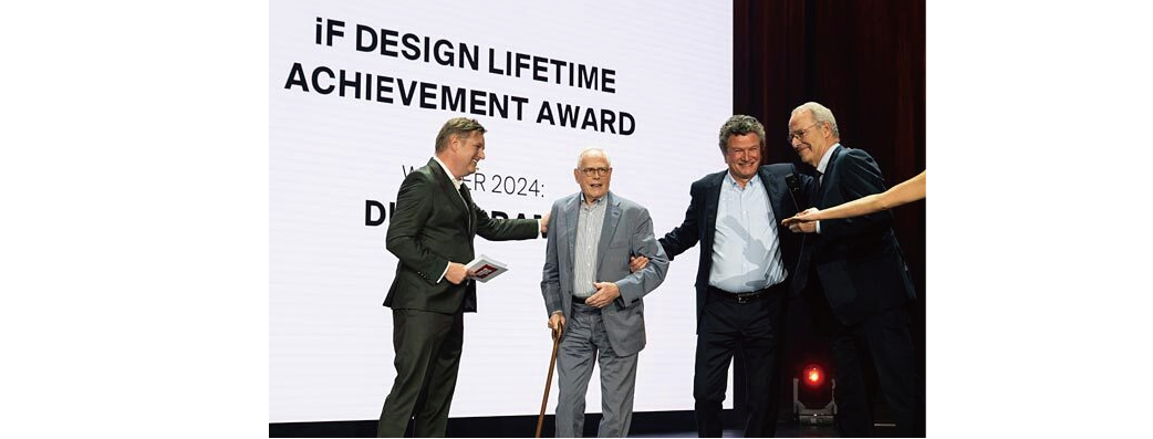 來自 42 個國家 / 地區的 2,000 多位嘉賓齊聚柏林共慶 2024 年 iF 設計獎獲獎殊榮 —— Dieter Rams 因其畢生貢獻受到表彰