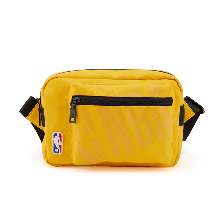 【NBA】兩用側背包-中黃/金屬銀/深藍