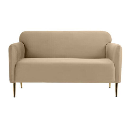 New fabric sofa [khaki velvet] (double 120CM)