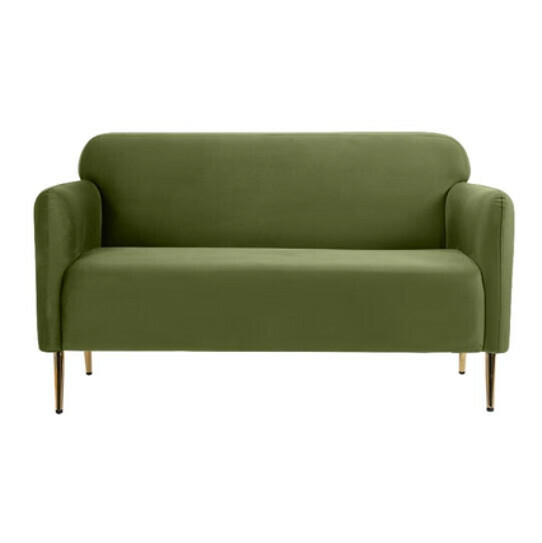 New fabric sofa [military green velvet] (double space 120CM)