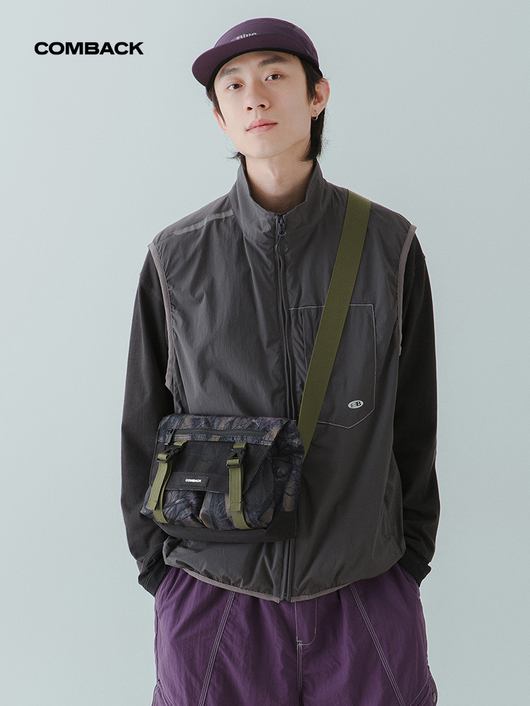 COMBACK 新款木棉迷彩城市戶外單肩包