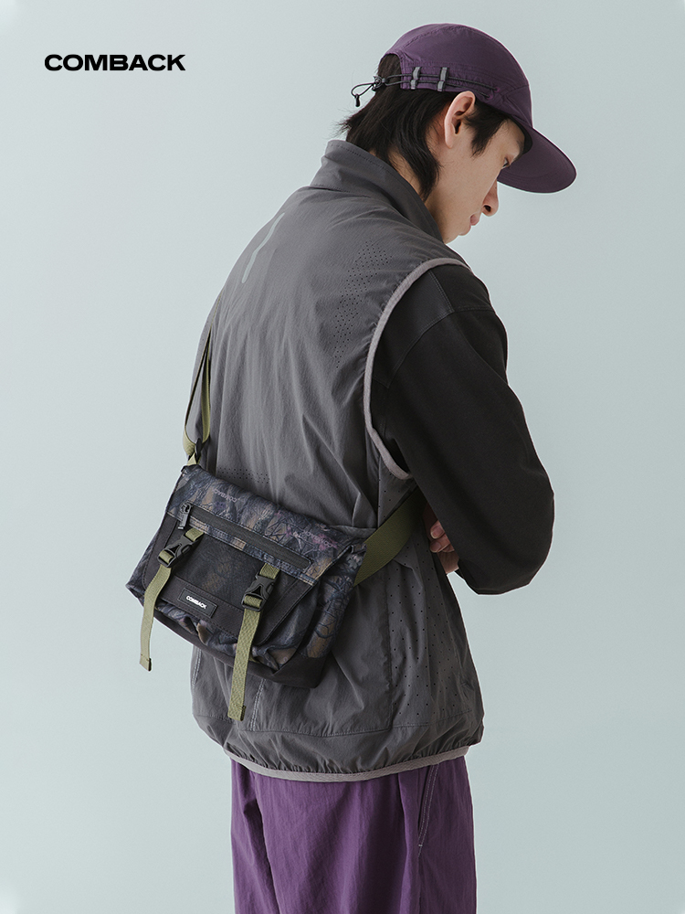 COMBACK 新款木棉迷彩城市戶外單肩包