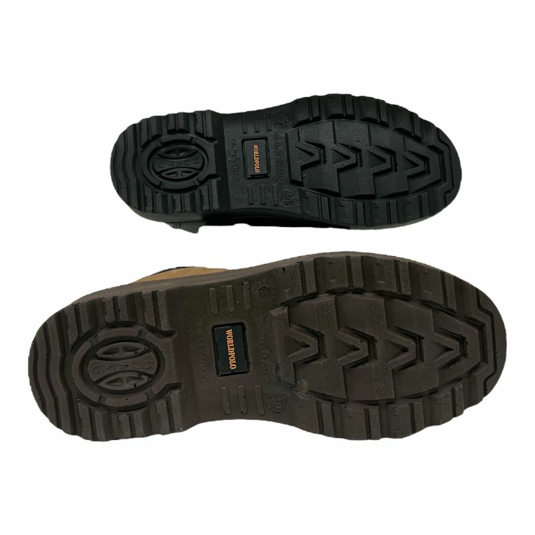 WORLDPOLO 工業安全鞋 鋼頭 鋼底 底筒 PU防油底 D1031