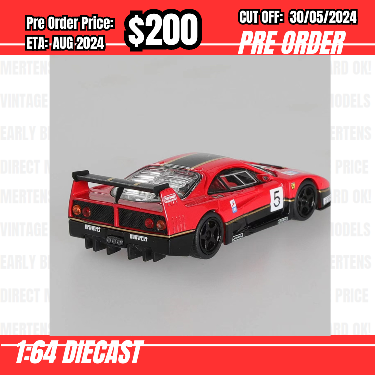 PO-$200 * Stance Hunter * 1:64 F40 LM Red #5 [OD23/05]