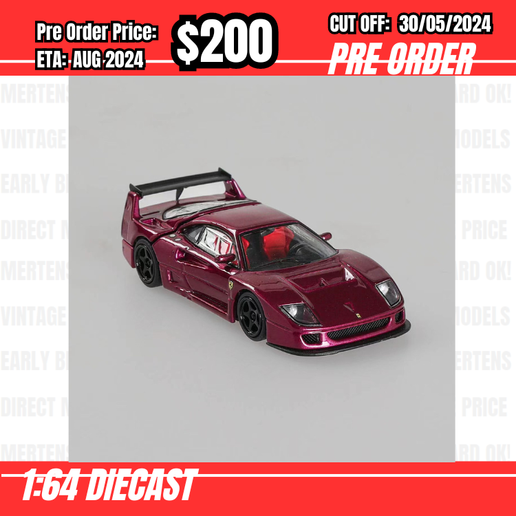 PO-$200 * Stance Hunter * 1:64 F40 LM Purple [OD23/05]