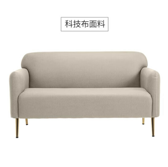 New fabric sofa [light gray technical cloth] (double space 120CM)
