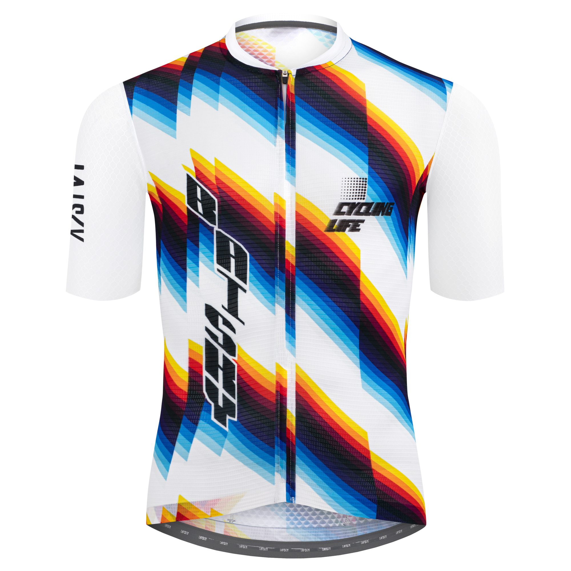 男款空力短車衣 啟程 白