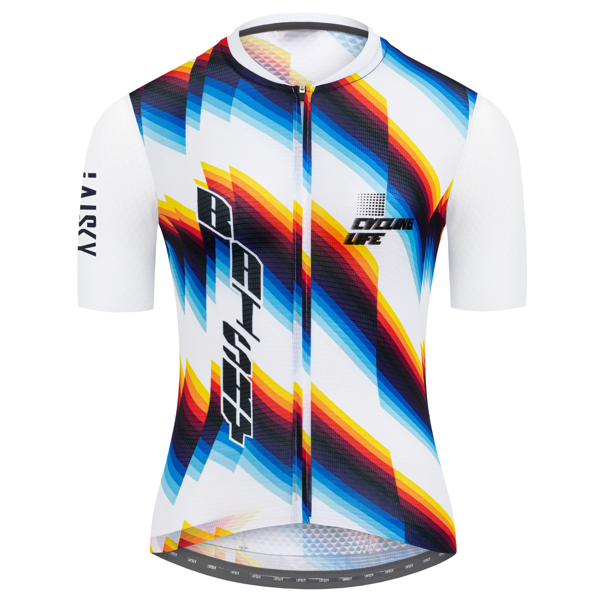 女款空力短車衣 啟程 白