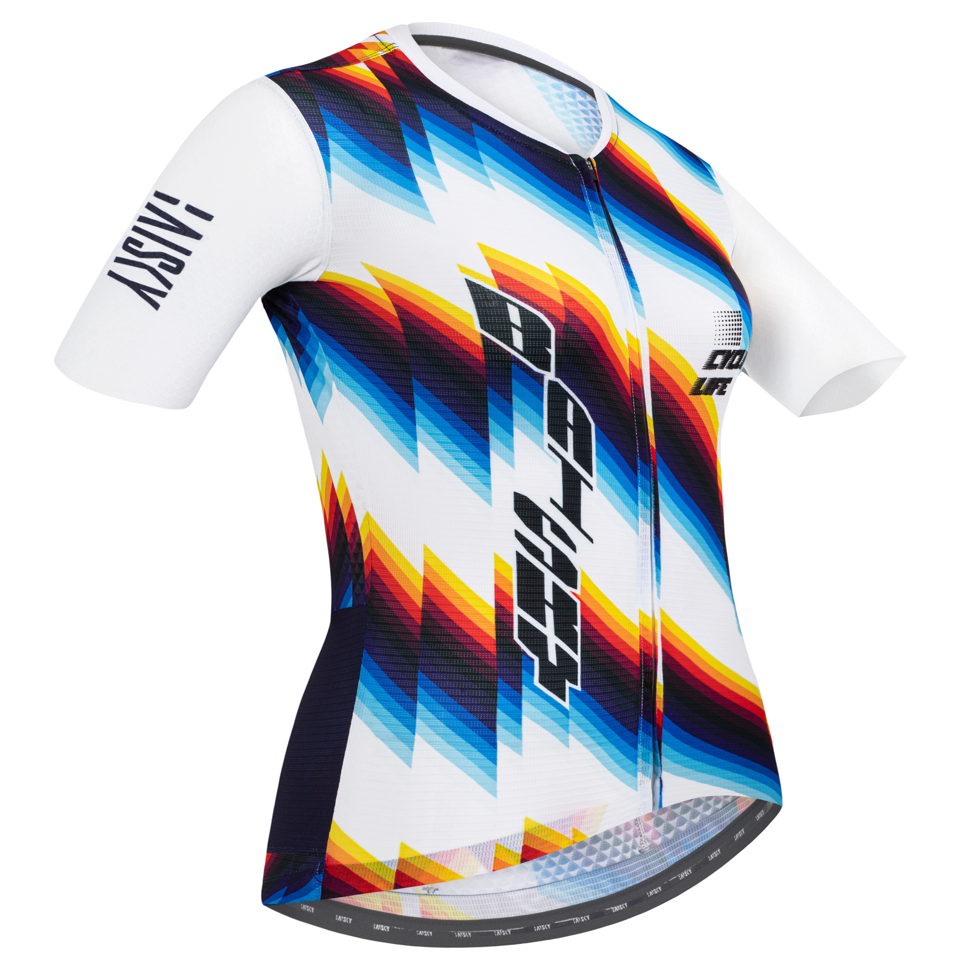 女款空力短車衣 啟程 白