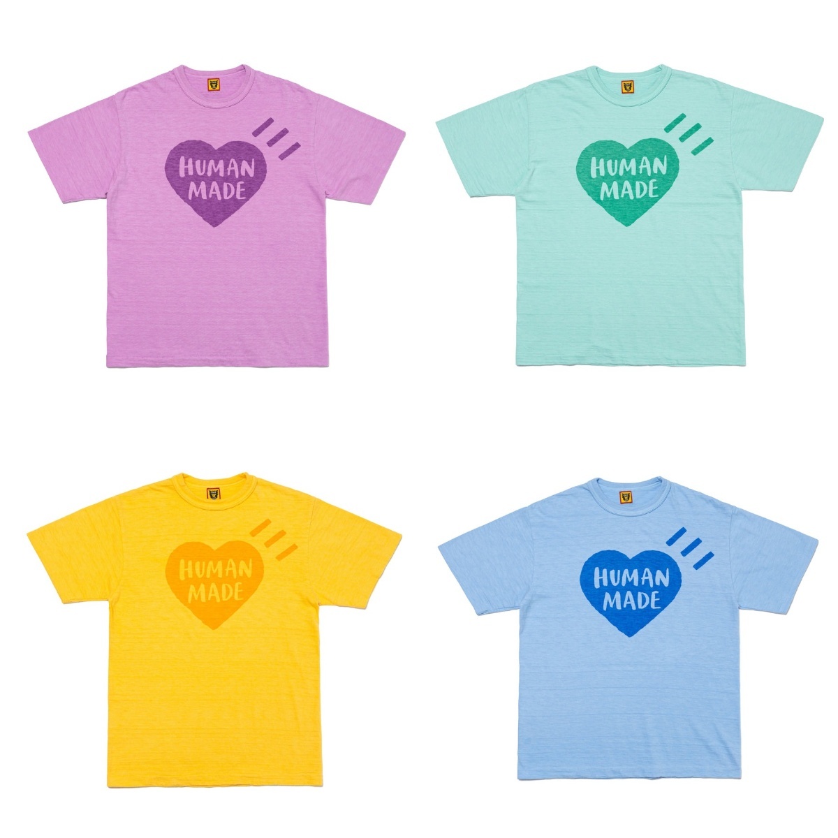 現貨┃HUMAN MADE COLOR T-SHIRT Logo 大愛心 印花 多色 短袖