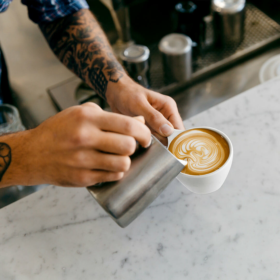 美國 notNeutral Lino Double Cappuccino 卡布奇諾咖啡杯盤組(6oz) 白色