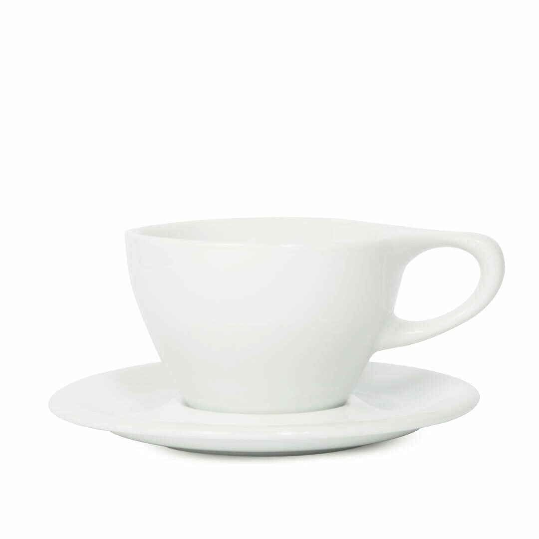 美國 notNeutral Lino Latte 拿鐵咖啡杯盤組(8oz) 白色