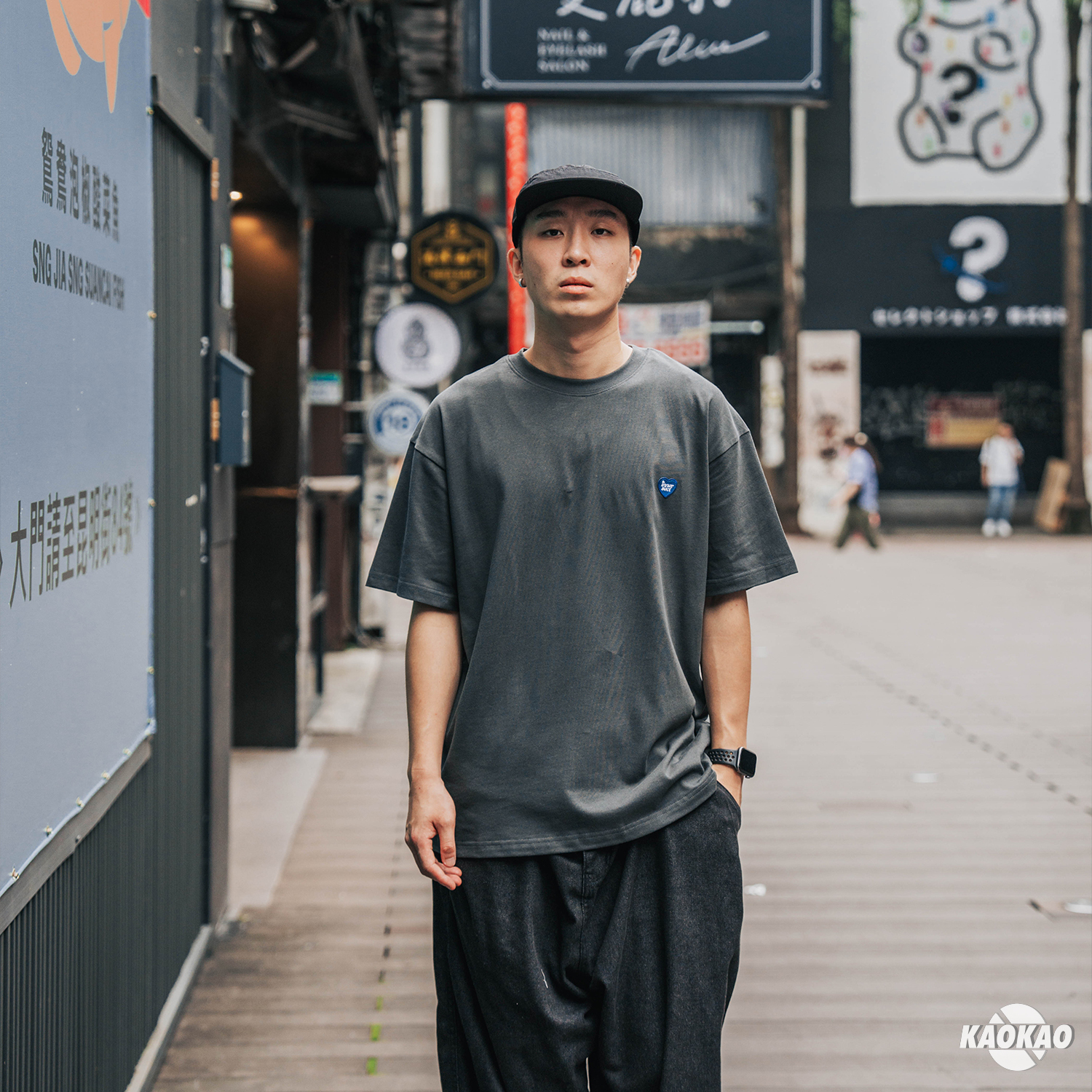 INNERSECT 心碎旅店系列 HEARTBREAK HOTEL 刺繡愛心小標短TEE【INN24SSTTE028】