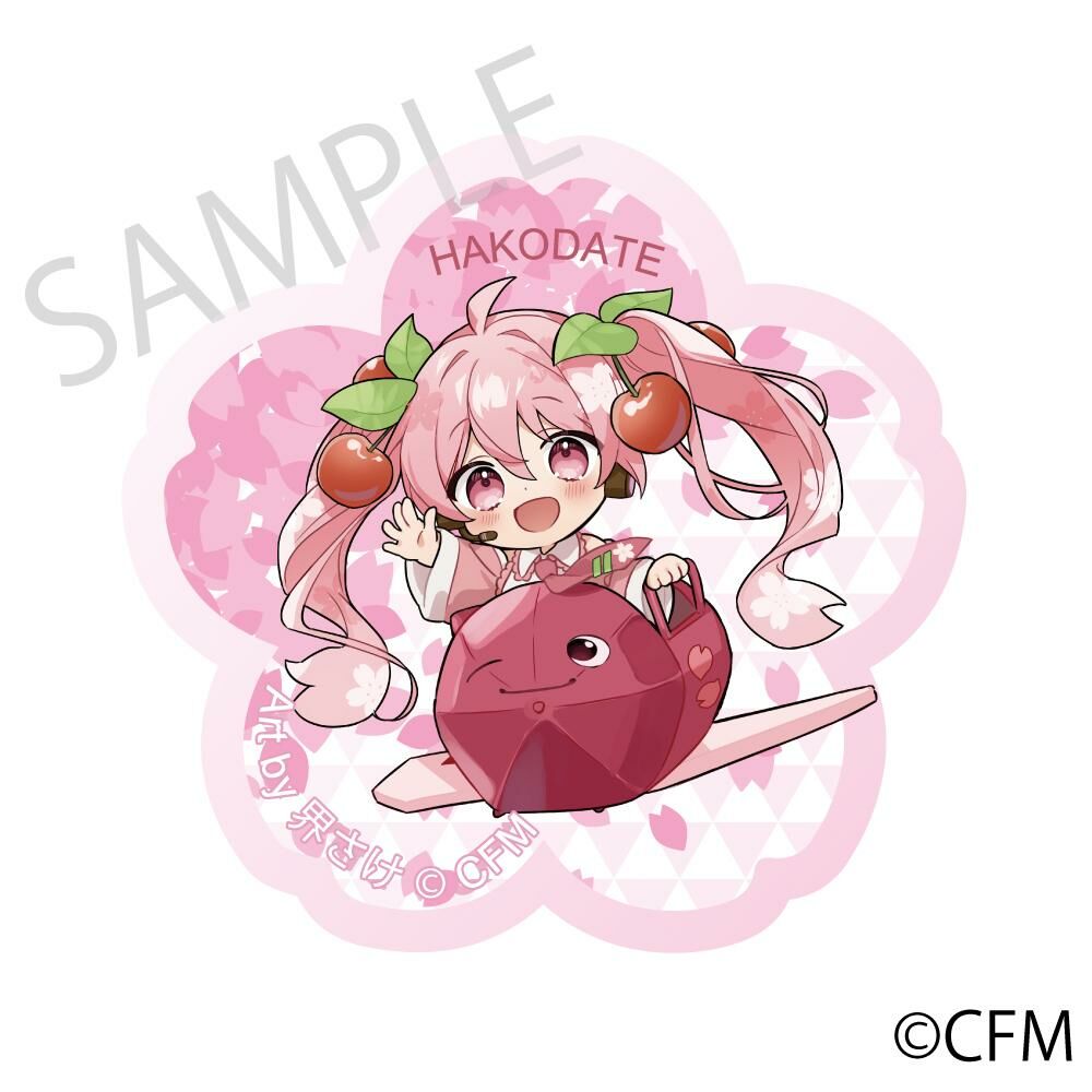 預購-「櫻未來×弘函2024」 櫻花磁鐵 兒童之國 函館 Art by 界さけ【日本進口精品】