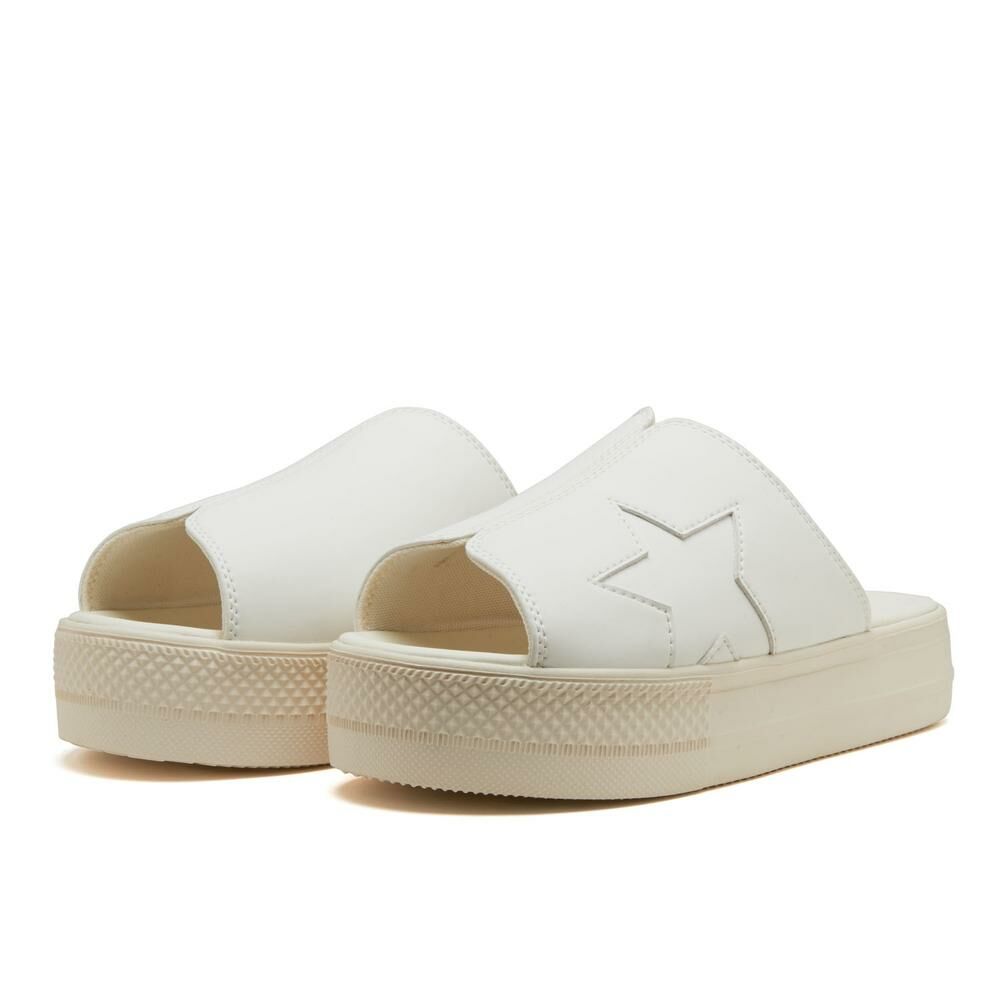 Converse All Star Light PLTS Sandal SL 日本限定 白色 星星 增高 厚底 拖鞋 31311610