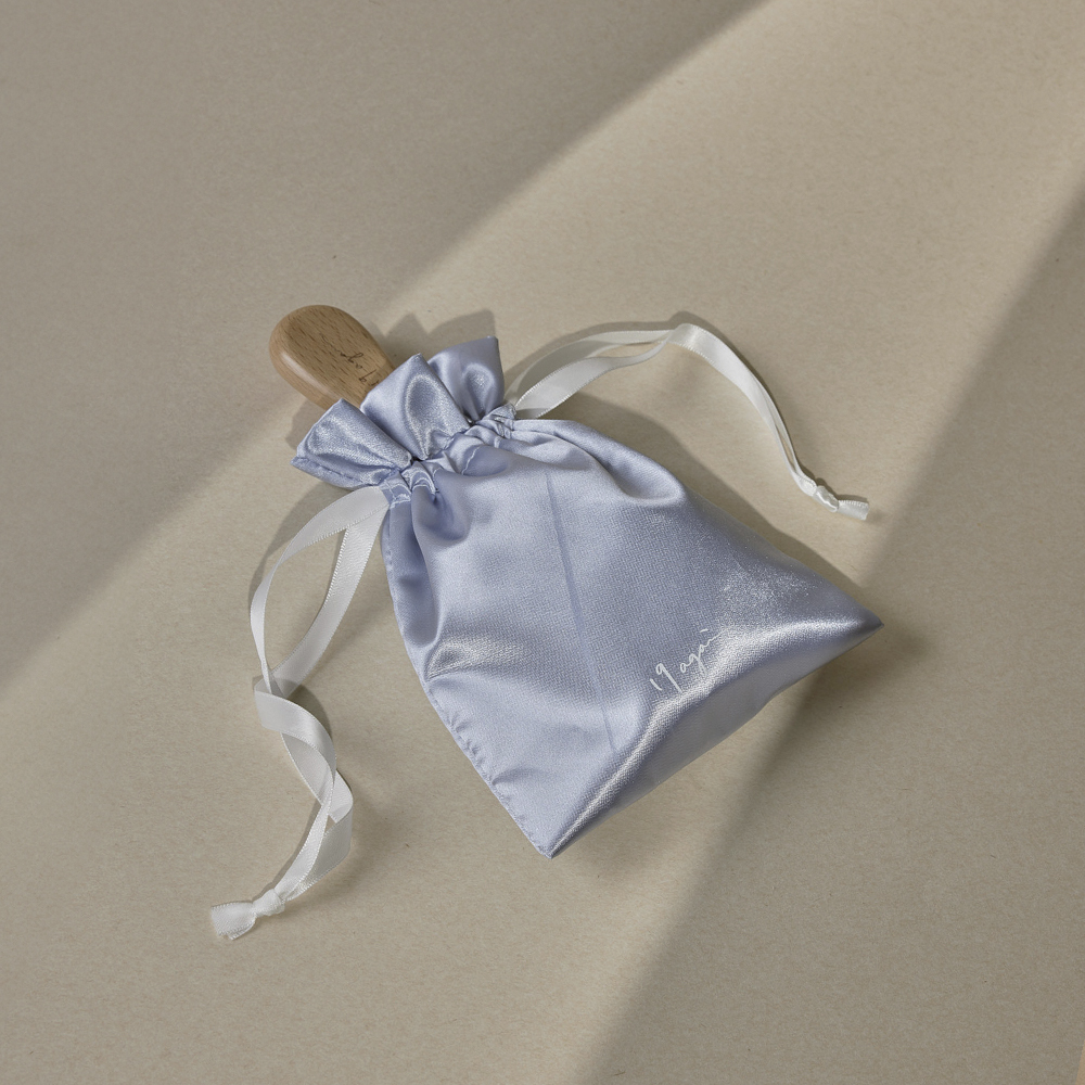 雙層緞面束口收納袋