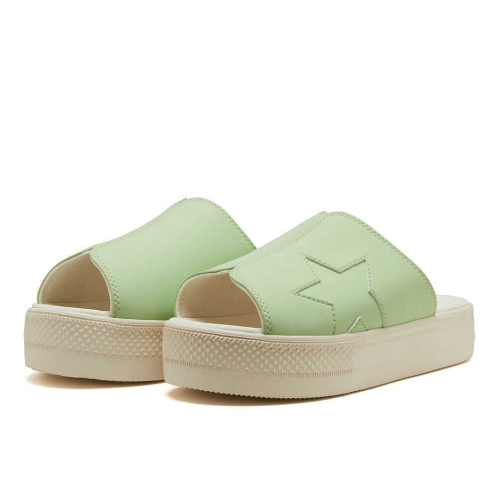 Converse All Star Light PLTS Sandal SL 日本限定 青蘋果綠 星星 增高 厚底 拖鞋 31311612