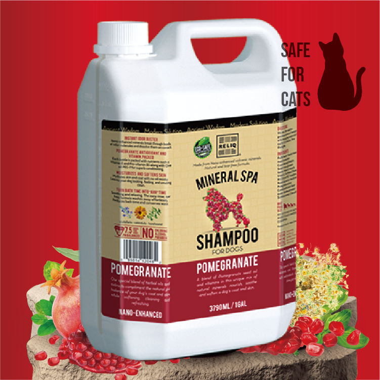 Reliq⎜火山礦物泥+石榴精華"納米"洗毛精 1gal (REL-0462)