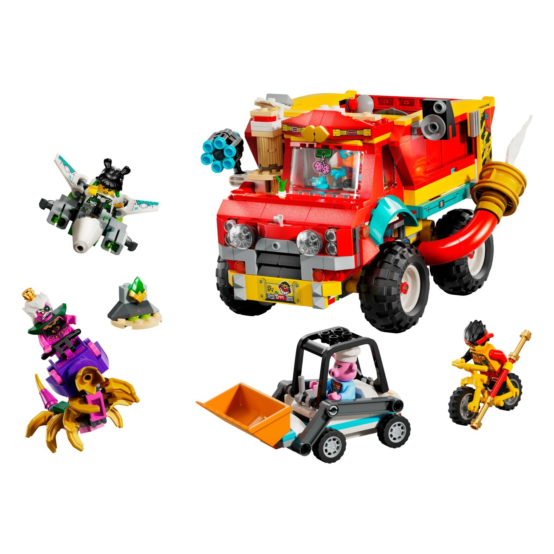 ムッキー様 80055 - Monkie Kid's Team Power Truck