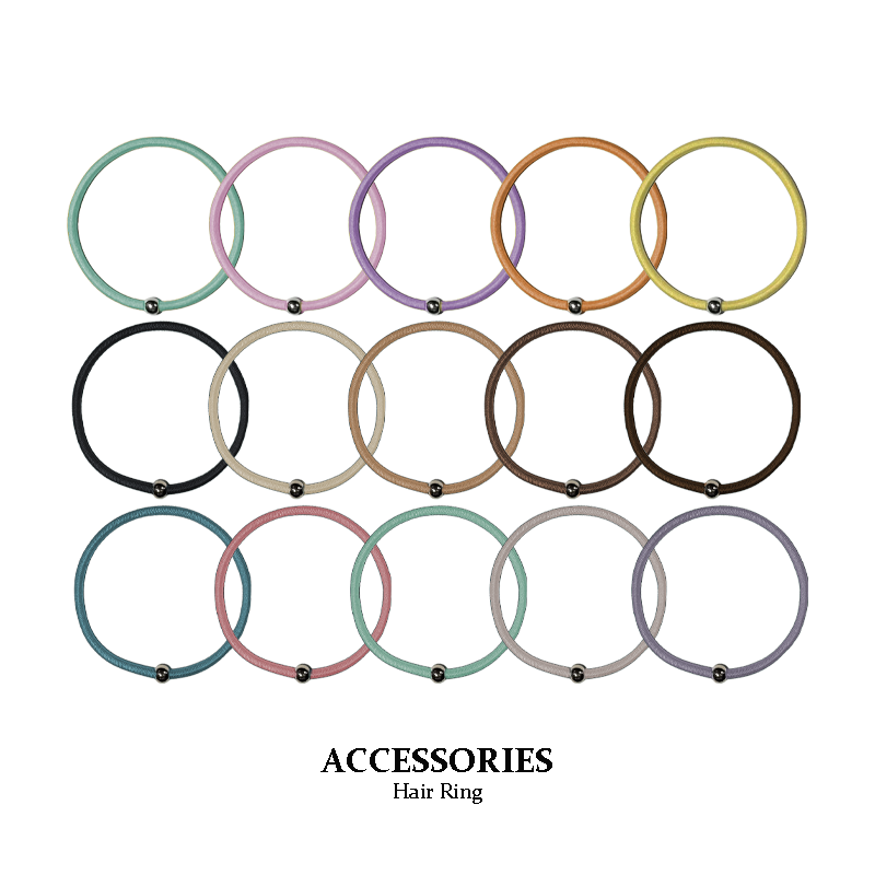 圓形扣髮圈