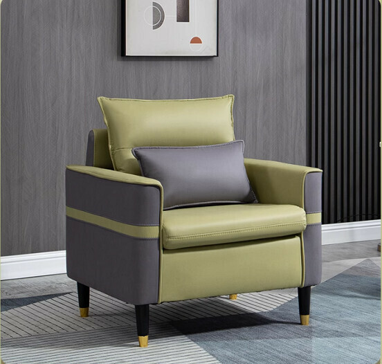 Popular technology fabric sofa [single seat 75cm (comes with a pillow)] (multiple colors available) (please contact customer service to confirm the delivery color after placing the order)