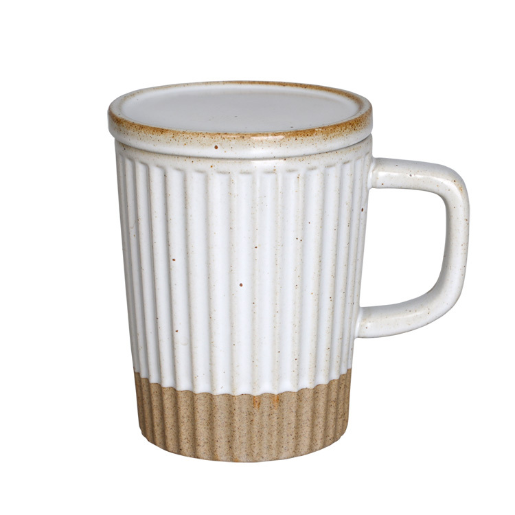 豎紋馬克杯(370ml)|2色可選