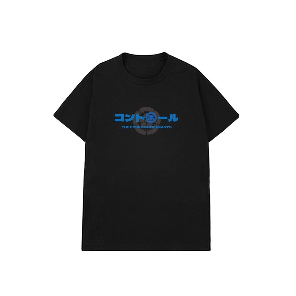 XCTRL 四神獸青龍織田短T-黑