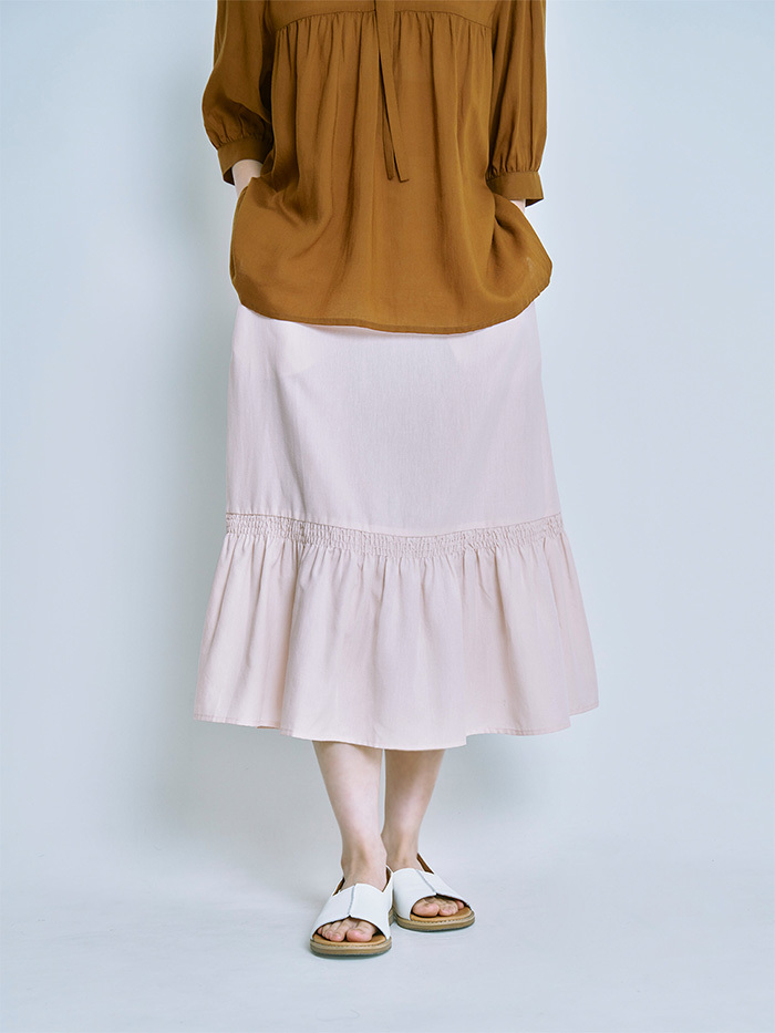 草藥圖鑑夏花裙-杏仁