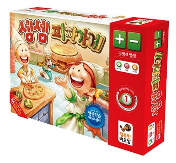 比薩大亨 Pizza Bake off 附中文說明書 韓國數學桌遊 加法桌遊