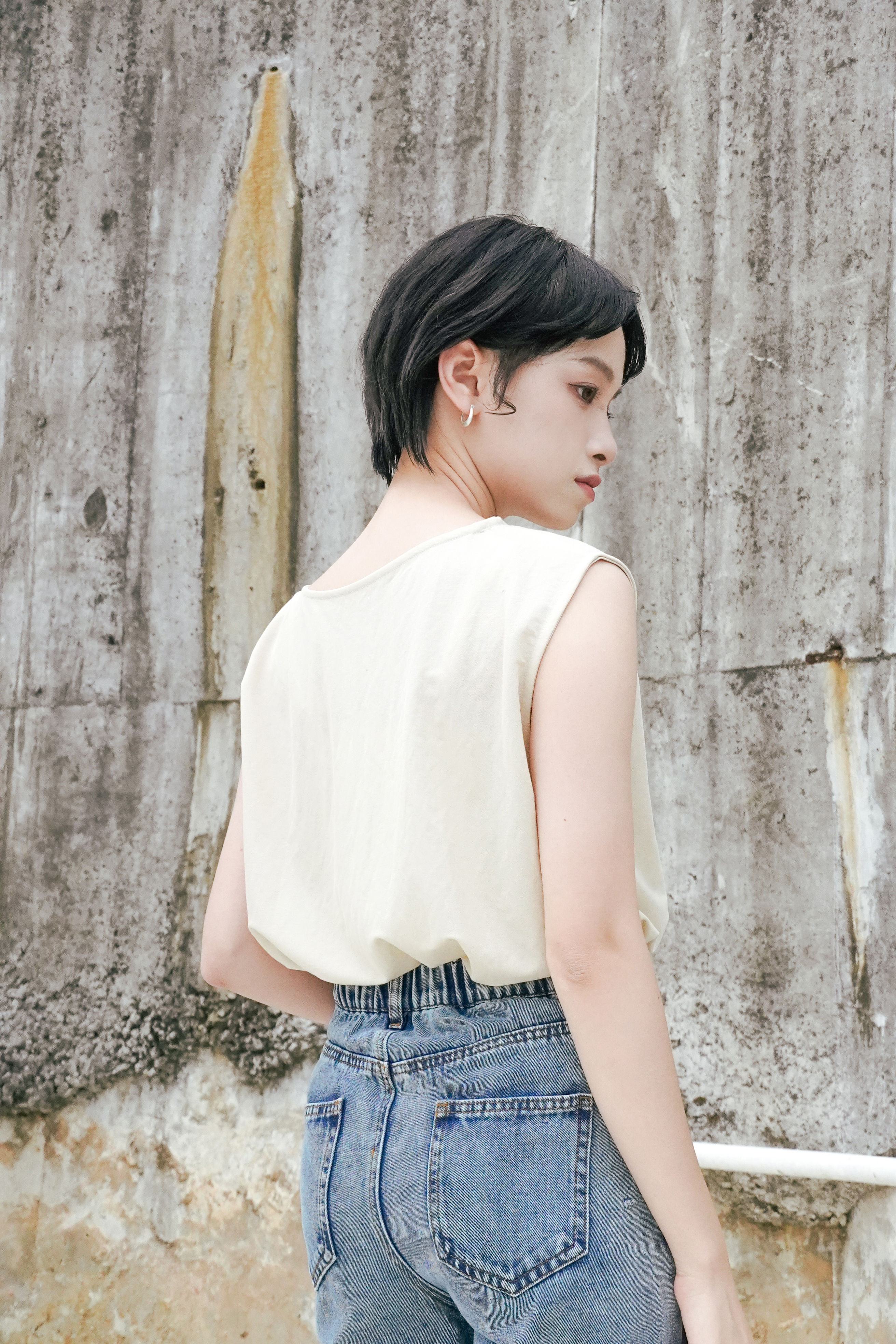 10163 ｜ 前口袋石磨牛仔褲