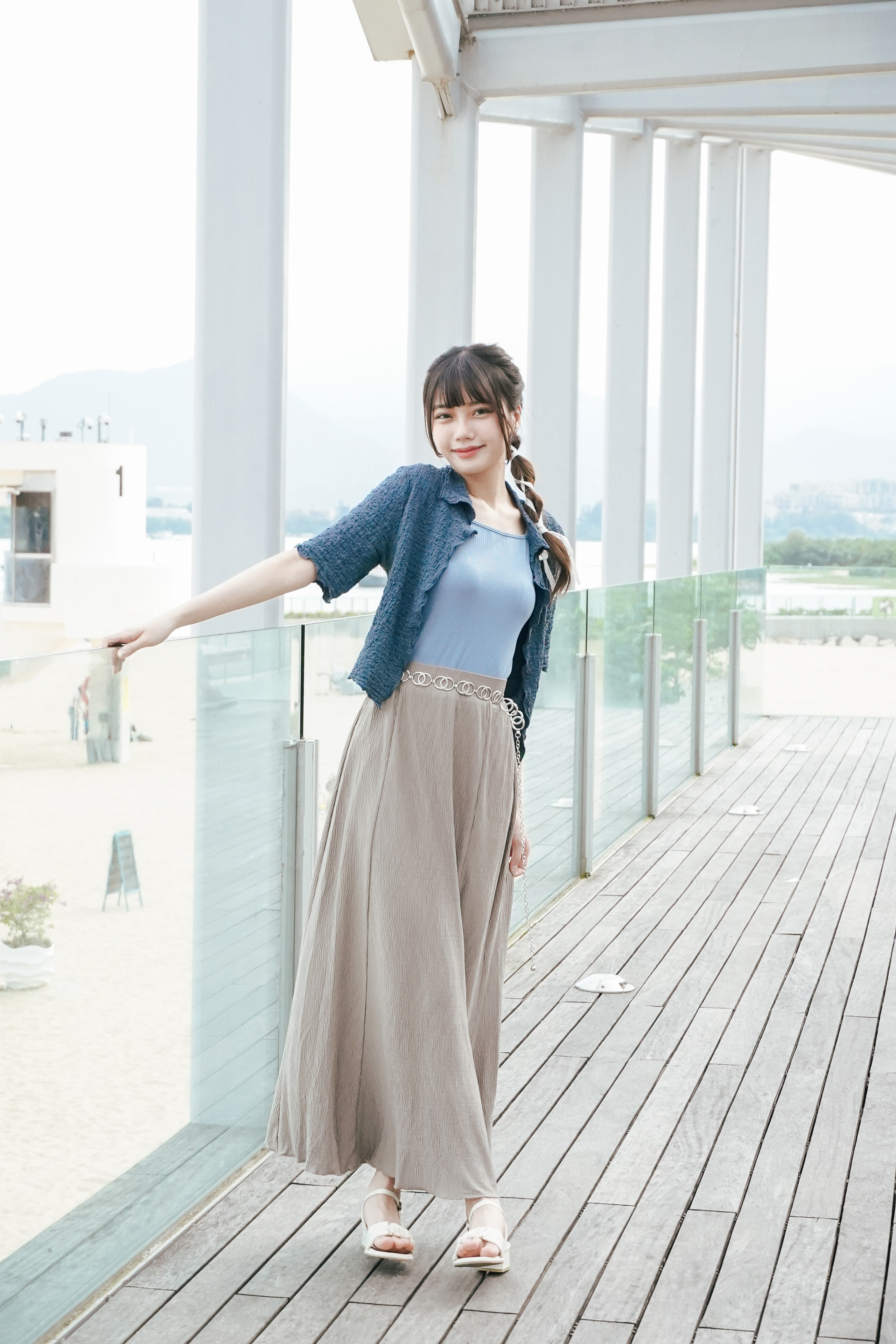 10135 | 皺布開胸上衣