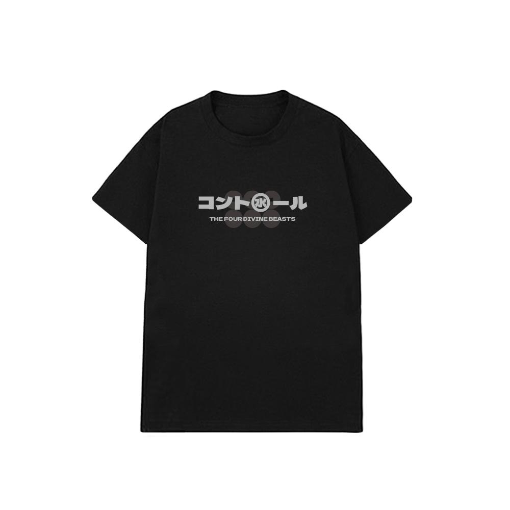 XCTRL 四神獸玄武真田短T-黑