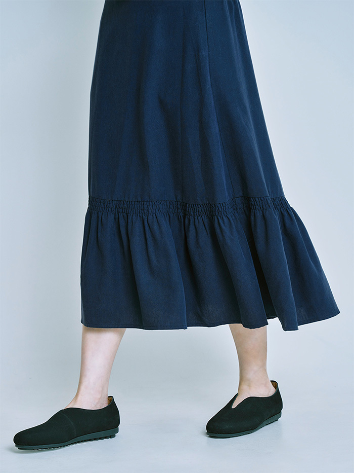 草藥圖鑑夏花裙-蘇葉